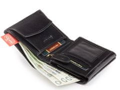 Peterson Vertikálna pánska peňaženka vyrobená z RFID prírodnej kože