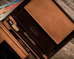 Peterson Dámska peňaženka Tan tmavo hnedá Universal