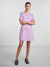 Pieces Dámske šaty PCTARA Regular Fit 17133341 Purple Rose (Veľkosť XS)