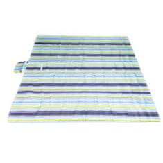 KIK Plážová pikniková deka 200x200 cm modrá