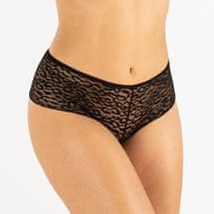 Underneath Lexi Panties Set 3ks (Black), komplet nohavičiek s gepardím vzorom L/XL