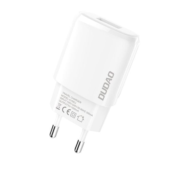 DUDAO A1sEU sieťová nabíjačka USB 7.5W, biela