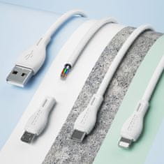 DUDAO A1SEU sieťová nabíjačka USB 7.5W + kábel Micro USB, biely