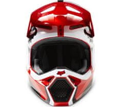 FOX Motokrosová helma V1 Leed Helmet Dot/Ece - Fluorescent Red vel. L