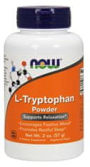 NOW Foods L-Tryptophan Powder, L-Tryptofán prášok, 57g