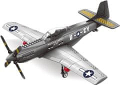 Wange Wange Airforce stavebnica P-51 Mustang kompatibilná 258 dielov