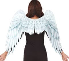 Guirca Anjelské krídla biele textilné 105x70cm