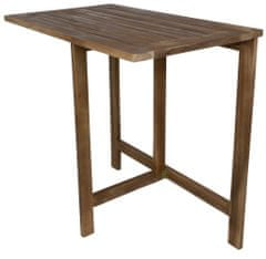 MONOPOL  40956 Drevený balkónový set stôl + 2 stoličky hnedá