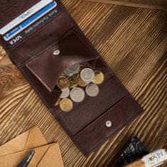 PAOLO PERUZZI Pánska klasická kožená peňaženka in-32 rfid