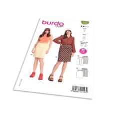 Burda Strih Burda 5936 - Puzdrová sukňa s vysokým pásom
