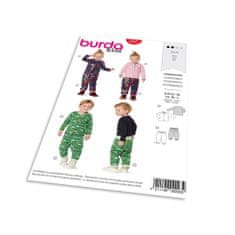 Burda Strih Burda 9293 - Detské tričko, nohavice s gumou v páse (oboje obojstranné)