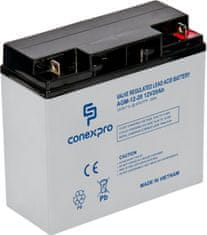 Conexpro batérie AGM-12-20, 12V/20Ah, Lifetime