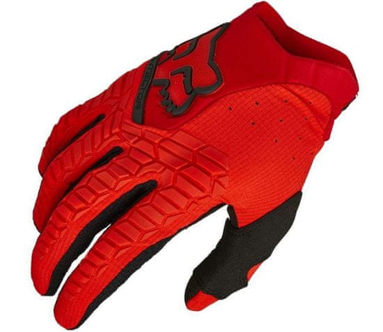FOX Motokrosové rukavice Pawtector Glove - Fluorescent Red