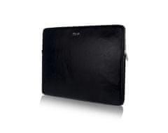 Solier SA23 kožené puzdro na notebook 13 palcov, čierna