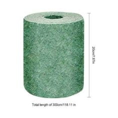 Mormark Biologicky odbúrateľná textilná rohož s trávovými semenami a hnojivom (1 ks 300 cm x 20 cm) | GRASSMAT