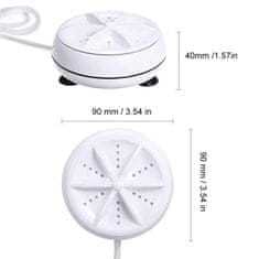 Mormark Mini prenosná energeticky úsporná práčka s USB napájaním (1 ks, výkon 30 W) | TURBOWASH