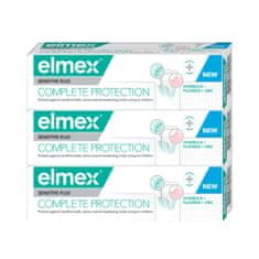 Elmex Zubná pasta Sensitive Plus Complete Protection 3 x 75 ml