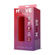 INTOYOU Moove Vibrating Bullet (Red), mini vibrátor na batérie