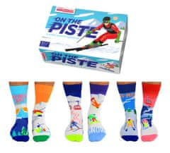 United Odd Socks Pánske veselé ponožky United ODDsocks PISTE, 3 páry