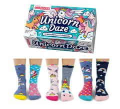 United Odd Socks Detské United ODDsocks veselé ponožky UNICORN DAZE, veľ. 31-38