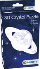 HCM Kinzel 3D Crystal puzzle Planéta Saturn 40 dielikov