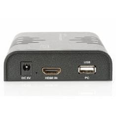 Digitus HDMI KVM Extender, 120 m, Full HD, 1080p cez sieťový kábel (Cat 5, 5E, 6)
