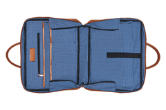 Solier Pánska kompaktná kožená taška na notebook SL21