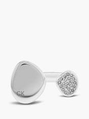 Calvin Klein Elegantný oceľový prsteň s kryštálmi Fascinate 35000319 (Obvod 52 mm)