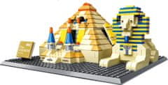 Wange Wange Architect stavebnica Chufuova pyramida a Sfinga kompatibilná 622 dielov