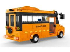 Wange Wange stavebnica Školský autobus kompatibilná 367 dielov