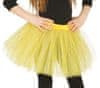 Detská sukňa tutu žltá s trblietkami 30cm