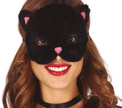 Guirca Maska Mačka čierno-ružový