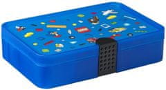 LEGO Úložný box ICONIC s priehradkami - modrý