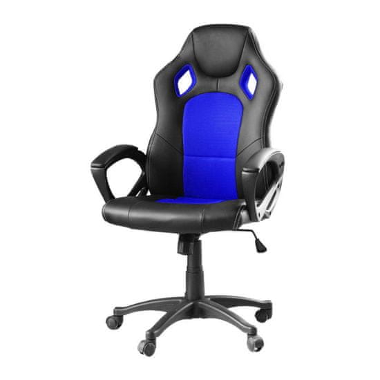 Timeless Tools Gamer stolička Basic s farebnou opierkou, modrá