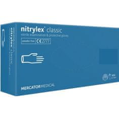 nitrylex Rukavice jednorazové nitrilové nepudrované M, modré 3,5 g