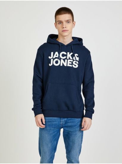 Jack&Jones Tmavomodrá mikina Jack & Jones Corp