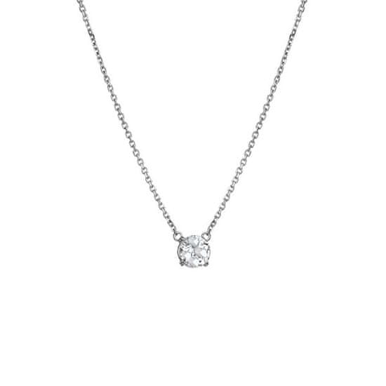 Hot Diamonds Jemný strieborný náhrdelník s topazom a diamantom Tender DN167