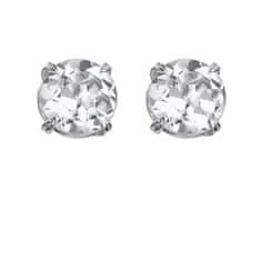 Hot Diamonds Jemné strieborné náušnice kôstky s topazami a diamantmi Tender DE728