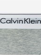 Calvin Klein Sivé melírované nohavičky so širokým lemom Calvin Klein Underwear XL