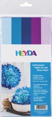 HEYDA Sada hodvábnych papierov 50 x 70 cm - modrofialový mix