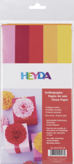 HEYDA Sada hodvábnych papierov 50 x 70 cm - žltočervený mix