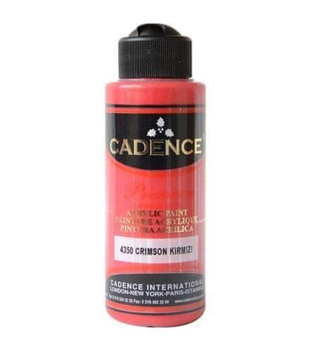 Cadence Akrylová farba Premium - karmínovo červená / 70 ml