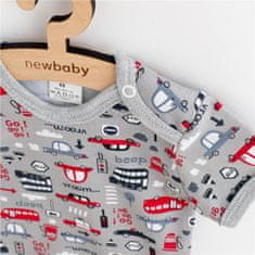 NEW BABY Kojenecké bavlněné tričko s krátkým rukávem Go!go!go!, 56 (0-3m)