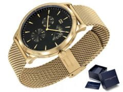 Tommy Hilfiger Pánske analógové hodinky Atu zlatá Universal