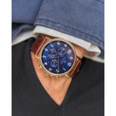 Tommy Hilfiger Pánske analógové hodinky Bihor tmavo hnedá Universal