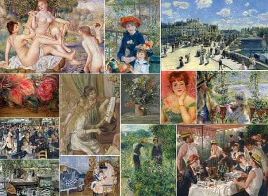 Blue Bird Puzzle Koláž obrazov: Auguste Renoir 6000 dielikov