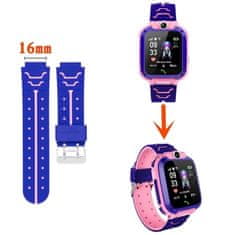 Sobex Sobex - Náhradný remienok pre Detské GPS hodinky s fotoaparátom Q528 , ružová/fialová