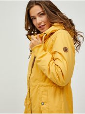 Ragwear Žltá dámska zimná bunda s kapucou Ragwear Danka M