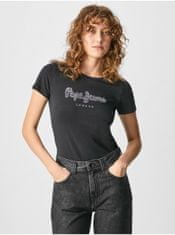 Pepe Jeans Tmavomodré dámske tričko Pepe Jeans Beatrice XS