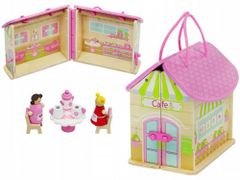 Malatec  6522 Drevený prenosný domček pre bábiky
